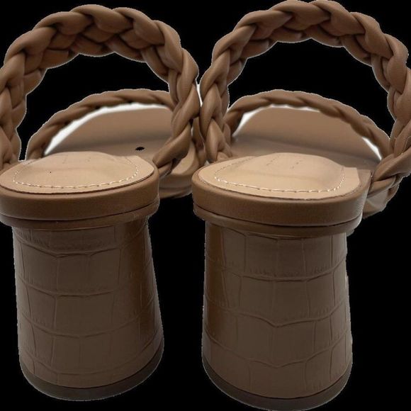 Dunes + CUSHIONAIRE Technology Women's Braided Heel Sandal +Memory Foam 7 - Picture 5 of 5